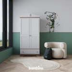 کمد اتاق نوزاد دو درب نوزاد و سیسمونی کودک شیک و جادار