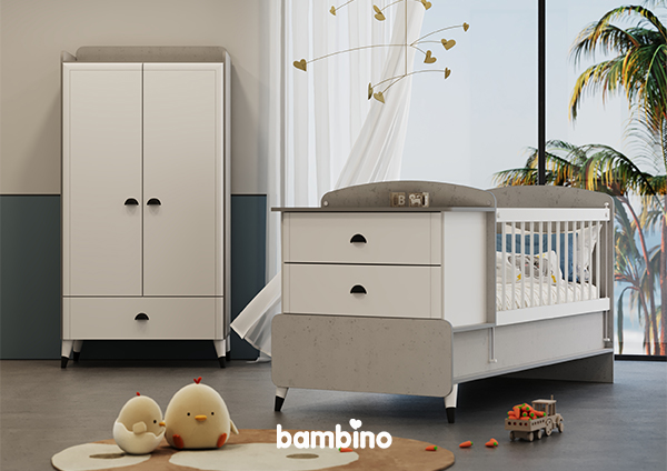 سرویس خواب نوزاد و کودک مدل گریجو