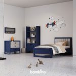 جدیدترین سرویس خواب یک نفره سورمه ای