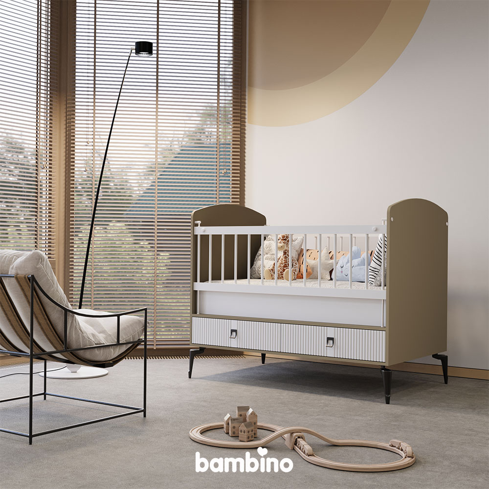 جدیدترین سرویس نوزادی با طرح شیک و سفید و کاراملی