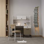 میز تحریر با کتابخانه سرویس یک نفره مدل کارمل - تصویر 2