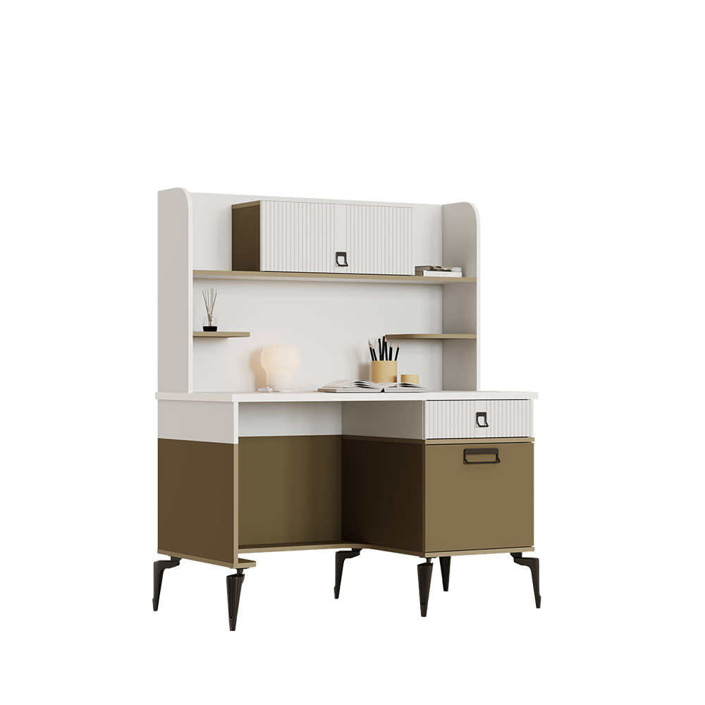 میز تحریر با کتابخانه با طراحی استاندارد مناسب دانش آموز و دانشجو