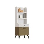 کتابخانه مدرن به همراه شلف طبقاتی و کمد و کشو جادار مخصوص اتاق خواب