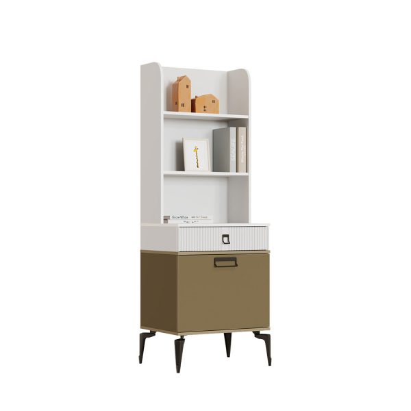 کتابخانه مدرن به همراه شلف طبقاتی و کمد و کشو جادار مخصوص اتاق خواب