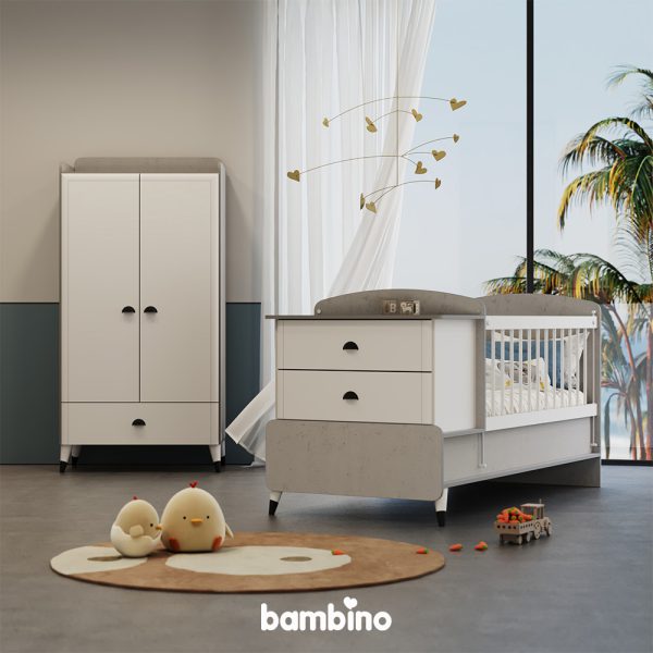 سرویس سیسمونی و نوزاد به همراه کمد و تخت شیک