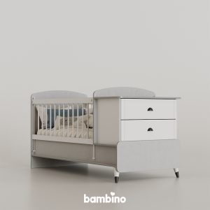 تخت نوزاد نوجوان جدید دو منظوره برند بامبینو