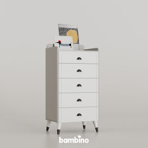 فایل کشویی 5 طبقه مدل گریجو بامبینو