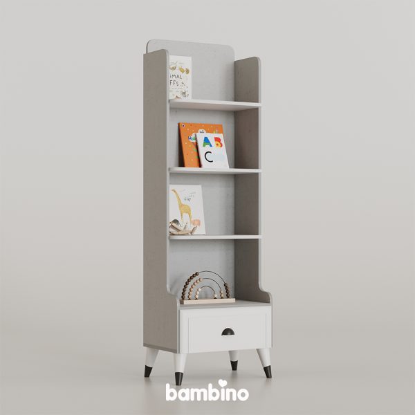 کتابخانه مدرن اتاق خواب یک نفره