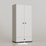 کمد کشو دار دو درب سرویس یک نفره مدل گریجو