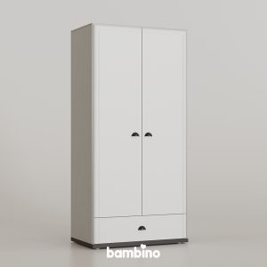 کمد کشو دار دو درب سرویس یک نفره مدل گریجو